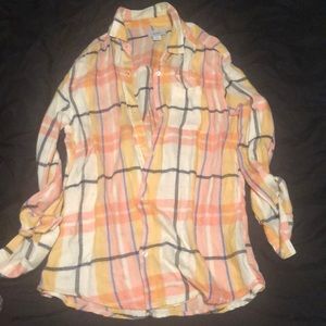 Girls button down top